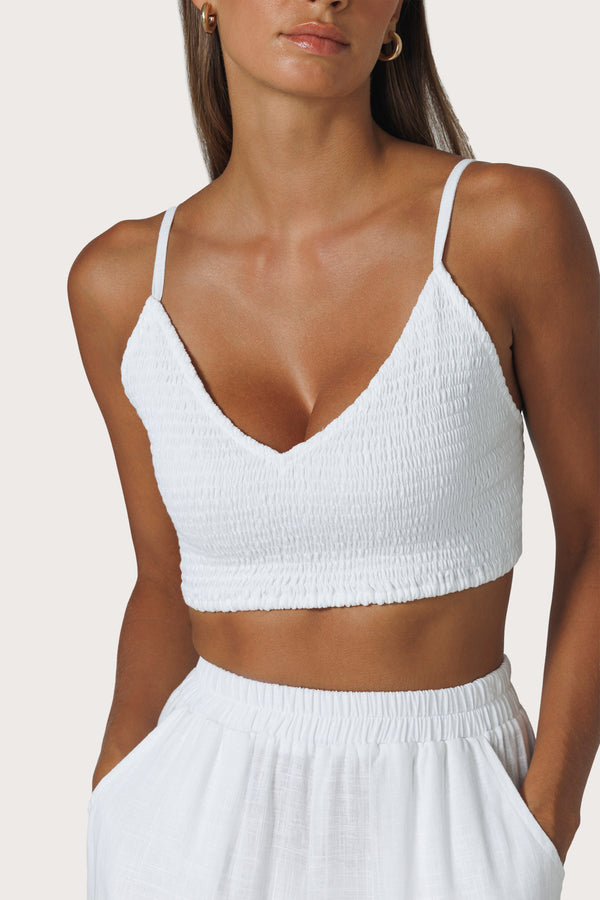 Lila Bralette in White