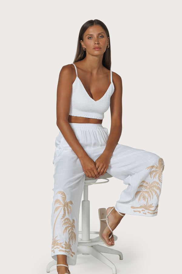 Lila Bralette in White