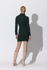 Trinity Knitted Dress in Forrest